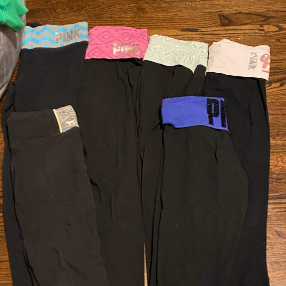 Pink yoga pants
